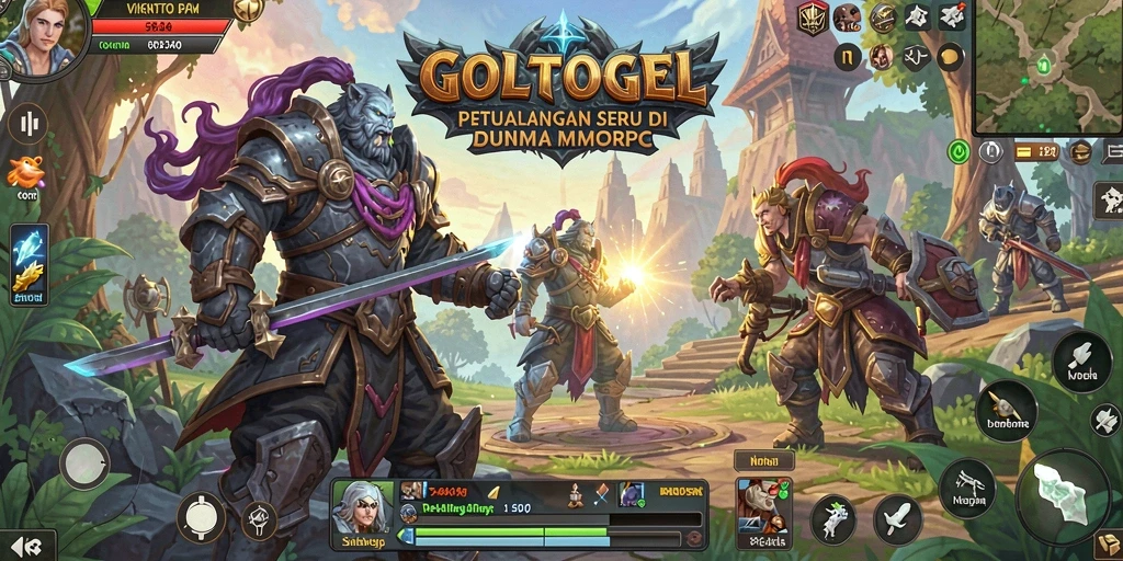 Tampilan gameplay yang mengasyikkan dalam GOLTOGEL.