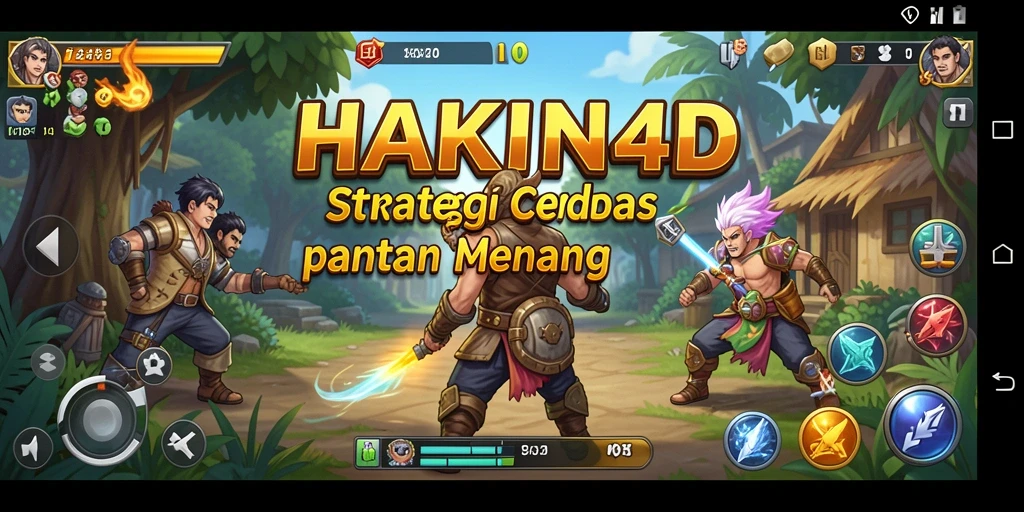 Screenshot HAKIN4D menampilkan strategi tempur yang mendebarkan.