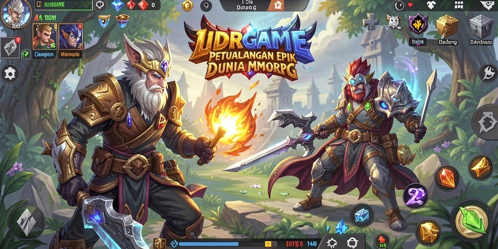 Tangkapan layar gameplay IDRGAME menampilkan aksi seru dalam petualangan MMORPG.