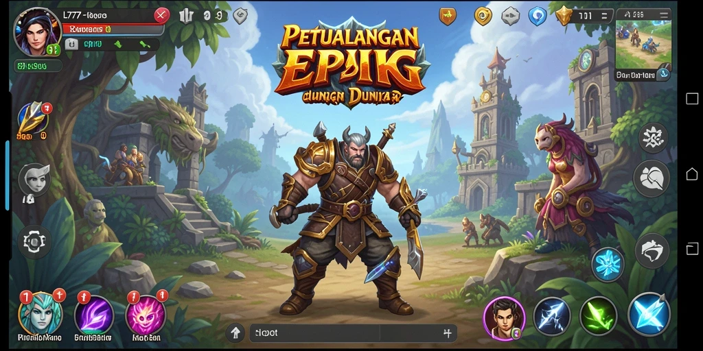 Tangkapan layar gameplay L777 menampilkan aksi RPG yang mendebarkan.