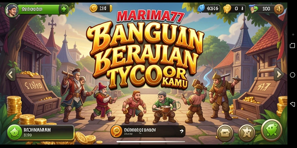 Screenshot permainan MARIMA77 dengan tampilan gameplay yang seru.