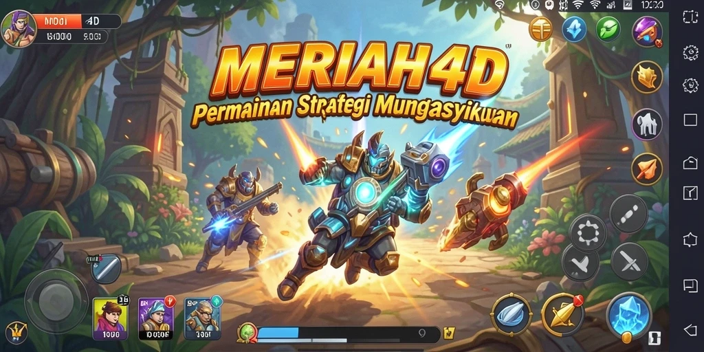 Tampilan gameplay <strong>MERIAH4D</strong> yang menarik dan seru.