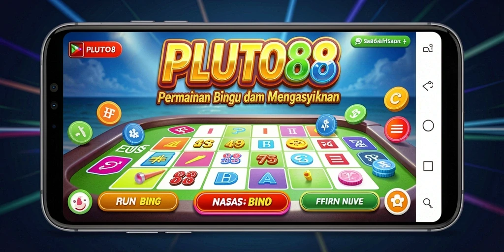 Tampilan gameplay seru PLUTO88 saat bermain Bingo.