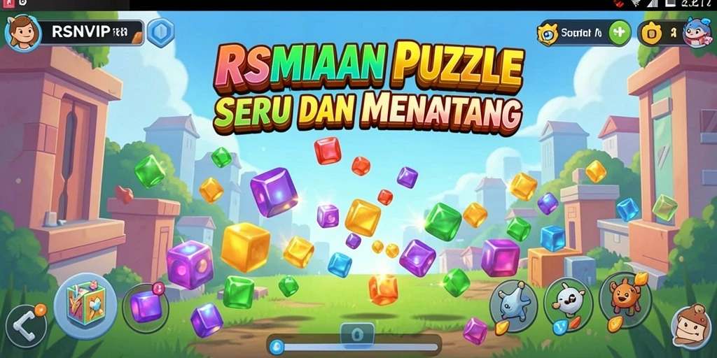 Tampilan menarik gameplay Puzzle di RSNVIP8.