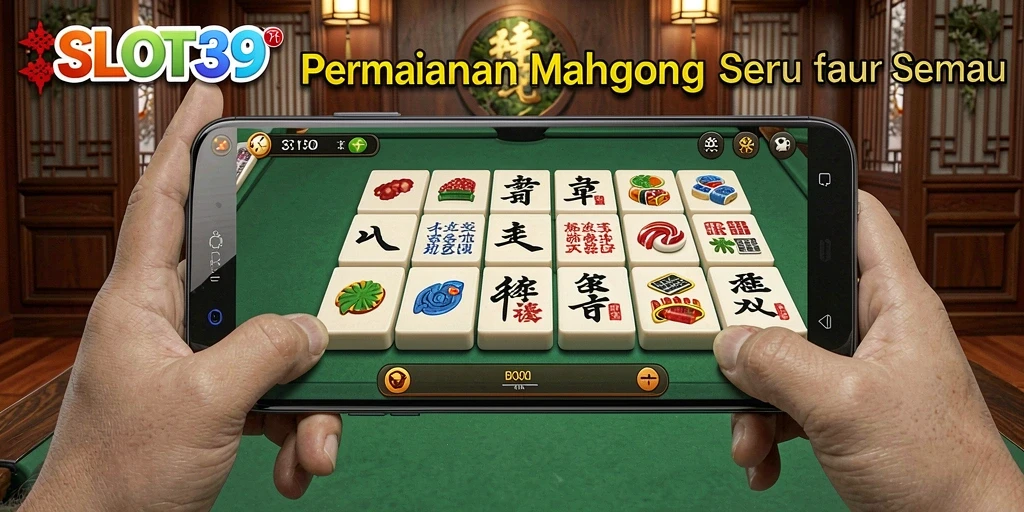 Tampilan gameplay menarik dari game Mahjong SLOT39.