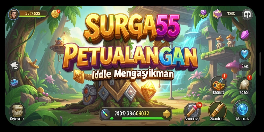 Screenshot gameplay SURGA55 yang menunjukkan aktivitas Idle yang menarik.